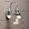 RETRO EDISON INDUSTRIAL GLOBE SCONCE FILAMENT BATHROOM KITCHEN BAR WALL LIGHTING