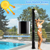 38L Solar Heated Shower Temperature Adjustable 2-Section Shower Garden Poolside