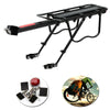 Max Alloy Rear Bicycle Pannier Rack Carrier Bag Luggage Cycle Mountain Bike 50kg