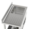 Deep Bowl Stainless Steel Sink Kitchen Sink Catering Handmade Sink with Drain