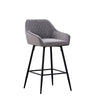 1/2/4X Bar Stools Breakfast Velvet Padded Bar Chairs Seat Kitchen Pub Stool UK