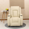OSCAR LEATHER RECLINER w DRINK HOLDERS ARMCHAIR SOFA CHAIR RECLINING CINEMA