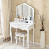 Modern Dressing Table Vanity Table Makeup Desk Dresser Set Home Bedroom Woman BN
