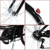 New 26" Hybrid Commuter Bike 7-Speed Cruiser City Bicycle with Front Basket