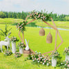 Jumbo Wooden Wedding Arch Ceremony Floral Balloon Backdrop Stand with Solid Base