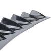 85cm Universal Shark Fin 7 Wing Lip Rear Bumper Diffuser Spoiler Gloss Black