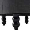 Round Chesterfield Deep Buttoned Pouffe Storage Ottoman Coffee Table Footstool