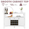 Modern Sideboard Cabinet Kitchen Cupboard 12 Bottles Wine Rack Display Shelves