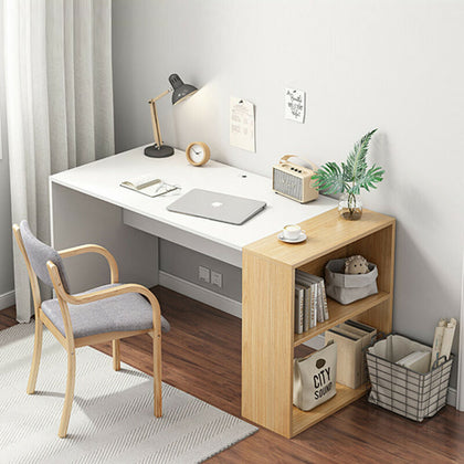 PC Computer Desk Student Writing Table 2 Tier Bookshelf CPU Shelf Workstation