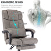 Executive Office Chair High Back Leather Recliner Computer Desk Chair W/Footrest