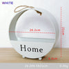 Wall Shelf Rack Storage Metal Iron Craft Round Industrial Style Home Decor Black
