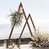Triangle Wood Arch Wedding Arbor Backdrop Stand for Garden Wedding,Party Outdoor