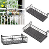 Hanging Planter Plant Pots Trough Garden Fence Balcony Railing FlowerPot Display