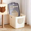 Plastic Cat Kitten Toilet Large Hooded Pet Small Animal Litter Box With Scoop