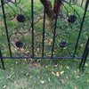 5PCS Heavy Duty Metal Garden Fence Border Panels Flowers Plants Barrier Trellis
