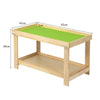 Wooden Kids Activity Table Building Block Table with Storage Removable Tabletop