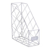 File Magazine Holder Organizer Metal Wire Office A4 Document Storage Basket Rack