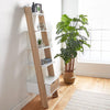 Leaning Ladder Bookshelf Bookcase Display Stand Drawer Storage Organizer Shelves