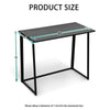 Computer Desk Foldable Wood Office Without Installation Home Study Workstation
