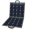 Suaoki 100W Foldable Dual-Port Solar Panel 10 In 1 Connector Cable Camping UK