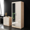 High Gloss Bedroom Furniture Set Wardrobe Mirror Chest of Drawer Bedside Cabinet