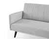 Luxury 3 Seater Grey L-Shape Sofabed Couch Upholstered Sofa Chaise Clic Clac