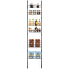 Over the Door Pantry Organizer 6-Tier Height Adjustable Wall Mounted Spice Rack