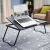 Foldable Laptop Table Portable Adjustable LapTray Desk Notebook Sofa Bed Stand