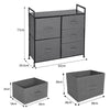 Fabric Chest of 2/3/4/5/7/8 Drawers Cabinet Bedside Table Organiser Storage Unit