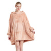 Hoodie Blanket Reversible Oversized Ultra Plush Sherpa Giant Hooded Sweatshirt