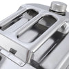 Jerry Can 10L Gasoline Fuel Can Stainless Steel Tank Travel Car Emergency Backup