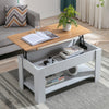 Coffee Table With Storage Lift Top Up Drawer Shelf Wooden Living Room Furniture
