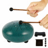 6inch Steel Tongue Drum C-Key Hand Pan Drum Mind Yoga Meditation Blue SNA