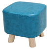 Small Square/Round Footstool Pouffe Sofa Stool Chair Velvet Fabric Padded Seat