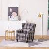 Wing High Back Accent Armchair Sofa Cushioned Seats Large Single Tub Chairs Sofa