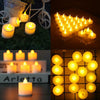 LED Flameless Candle Battery Operated Tea Light Flickering Celebrate UK Stock