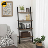 Vintage Ladder Bookcase Industrial Wall Furniture Rustic Metal Display Shelf NEW