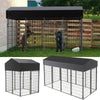 Heavy Duty Outdoor Dog Kennel Pet Cage Playpen wi/ Roof Lockable Latch 249/165cm
