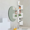 5 Tier Corner Shelf Floating Wall Shelves Storage Display Bookcase Home Decor UK