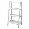 Ladder Shelf Wooden 4 Tier Storage Unit Display Standing Bathroom Shelf