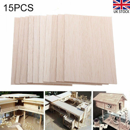 100X150X2mm Wooden Plate Model Wood Sheet DIY House Ship Aircraft Mold Kit Craft