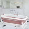 Folding Portable Bathtub Bath Tub Barrel Adult Kids Tub Spa Sauna Soaking Bucket