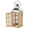 Wooden Lantern Candle Holder Tealight Summer Patio Decoration Outdoor Indoors