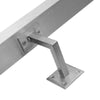 Brushed Stainless Steel Stair Handrail Smooth Metal Bannister Bracket Stair Rail