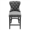2X Velvet Bar Stools Kitchen Counter Breakfast Stool Padded Barstool Pub Chair