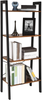 VASAGLE Ladder Shelf, Bookshelf, 4-Tier Industrial Storage Rack for Living Room,