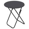 Folding Side Table Chair Indoor Outdoor Garden Patio Bistro Furniture Metal Legs