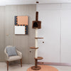 Floor to Ceiling Cat Tree Tower Climbing Activity Center with Condo 220-260cm