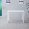 White High Gloss Dining Table Rectangle Office Table PC Desk Workstation MDF UK