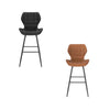 1/2x Bar Stool Kitchen High Chair w/ Backrest Footrest Padded Barstool Cafe Pub